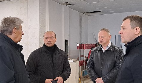 Сергей Грачев оценил ход работ на объектах физкультуры и спорта в Бузулуке